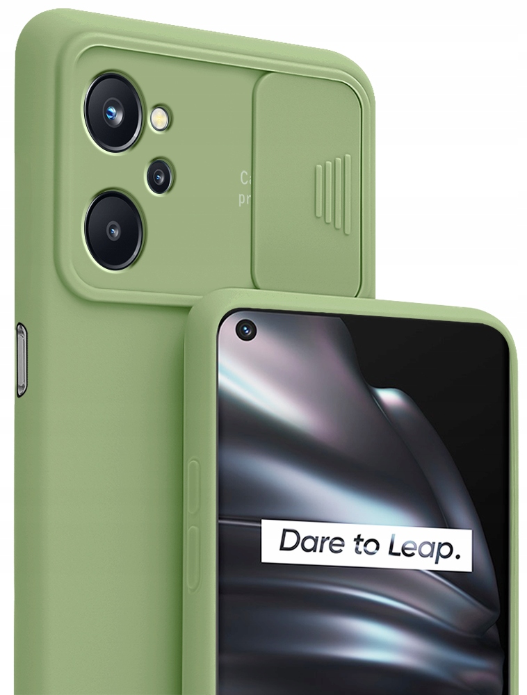 

Etui Silicone CamShield Szkło 9H do Realme 9i