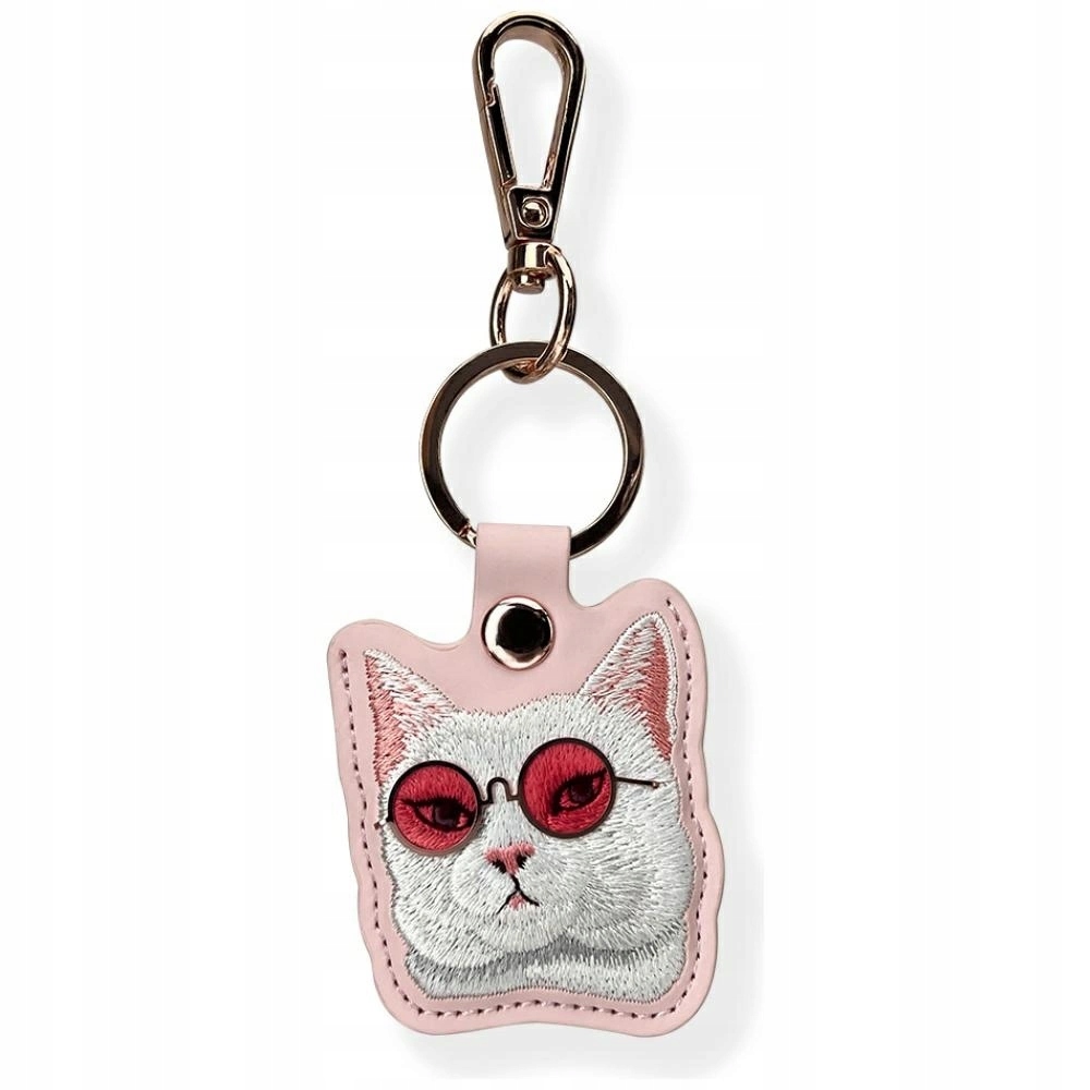 Nimmy Etui Glasses Cool Cat Do Airtag Lokalizator Z Ochroną Wysokiej