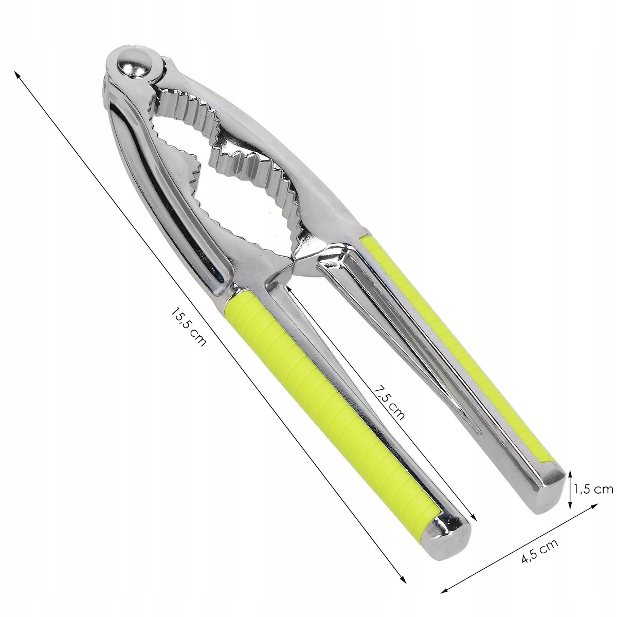 DZIADEK DO ORZECHÓW STALOWY MOCNY SOLIDNY SZCZYPCE OTWIERACZ ŁUPACZ Materiał dominujący inny