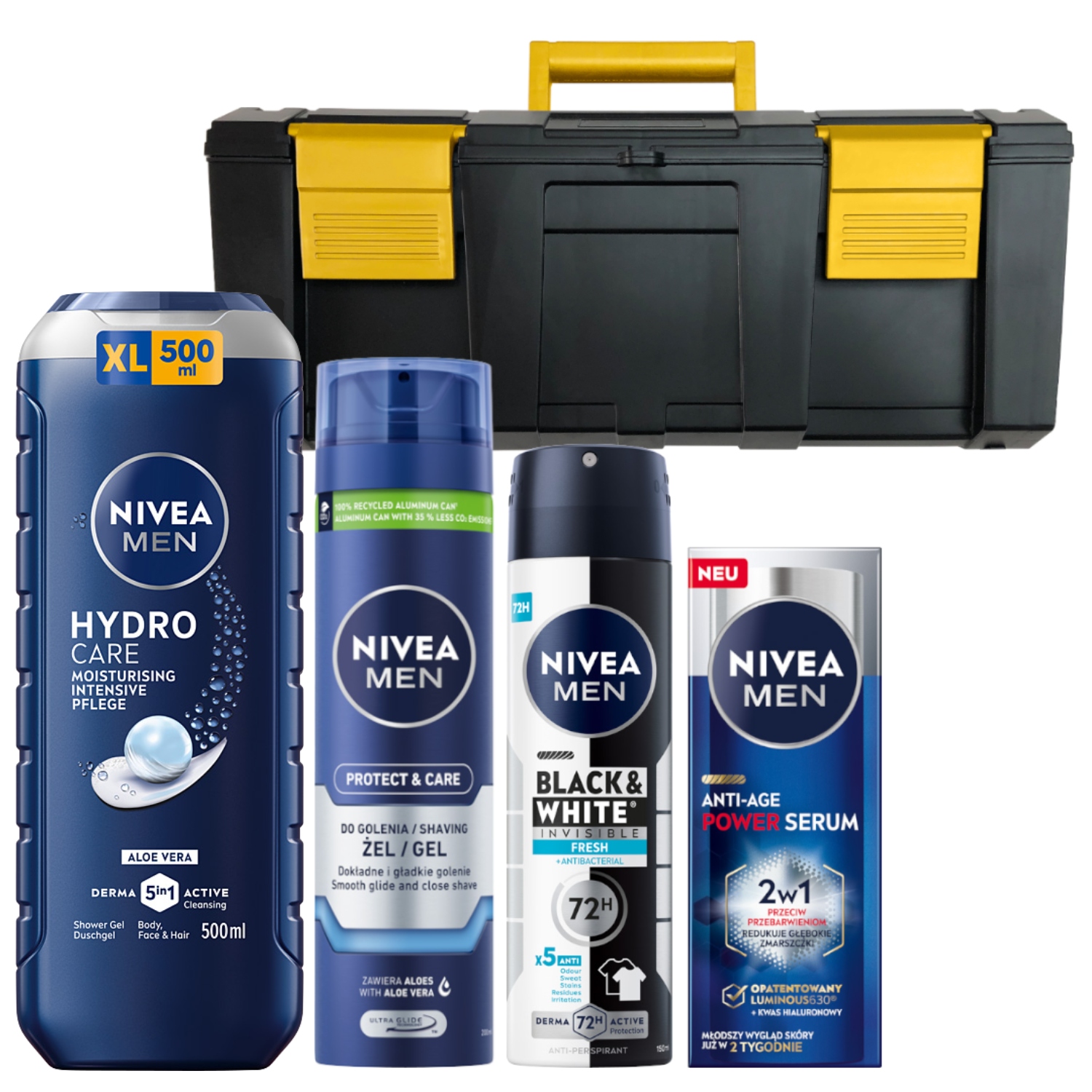 Nivea Men Zestaw męskich kosmetyków Skrzynka