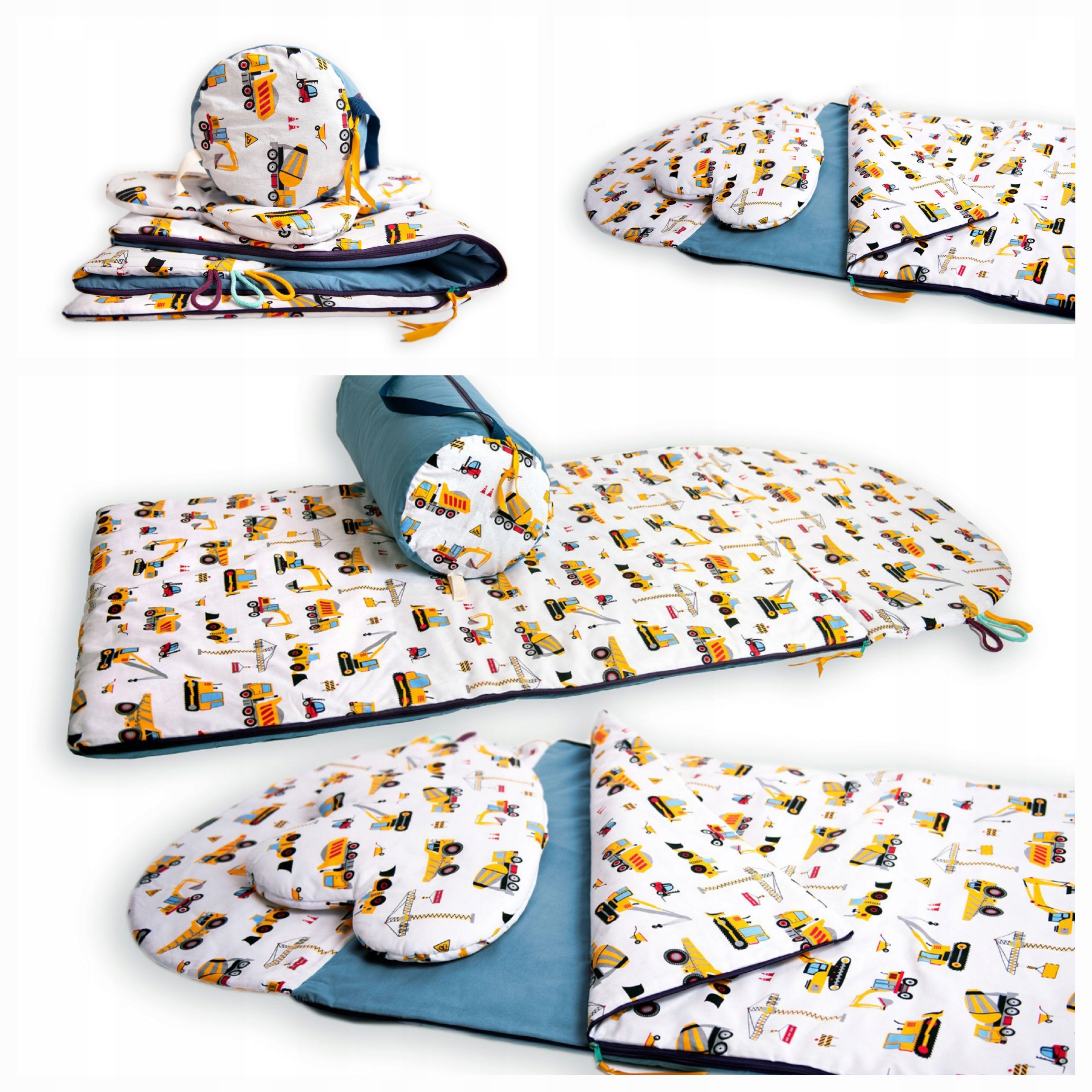 3w1 ŚPIWOREK 160X75 PRZEDSZKOLA POŚCIEL NOCOWANKA BAWEŁNA AUTA CHŁOPIEC Rodzaj dla przedszkolaka