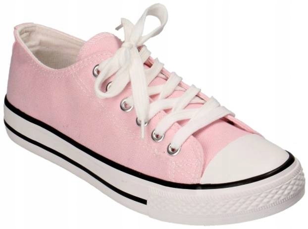 

Różowe Pudrowe Klasyczne Trampki Tenisówki 40