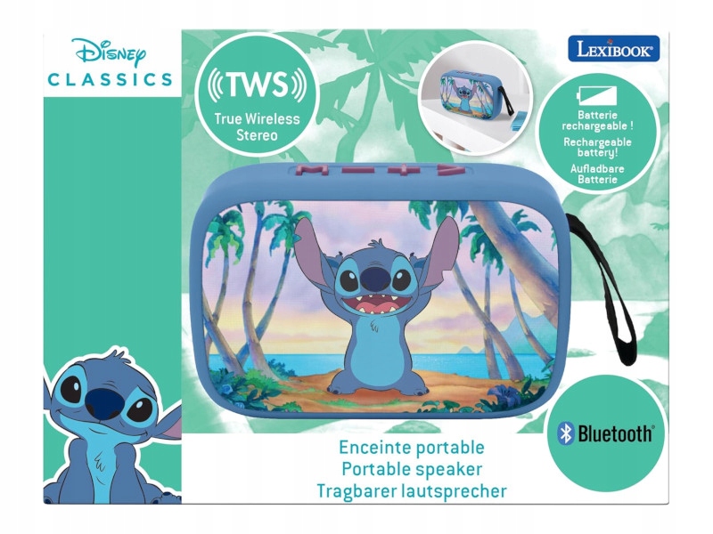 Lexibook Stitch Przenośny głośnik bluetooth BT018D