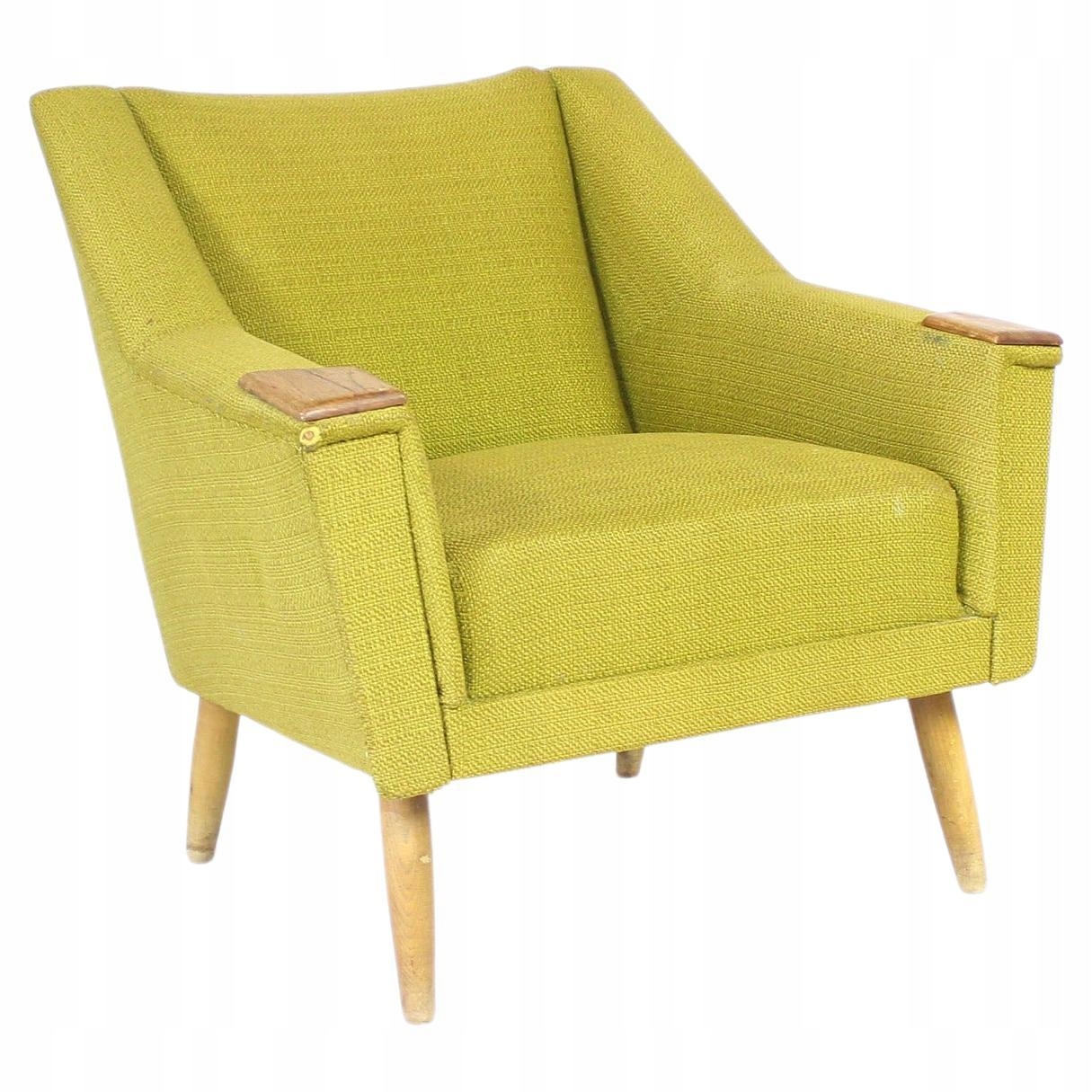 Tekowy Fotel Retro, Duński Design, lata 60