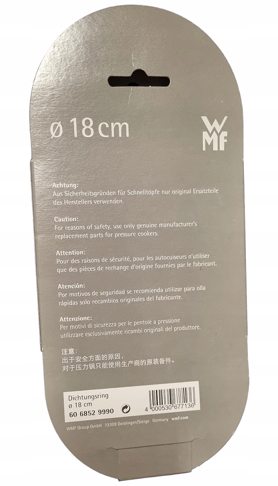 Uszczelka do szybkowaru 18 cm Wmf (zewn. średnica 19,5 cm)