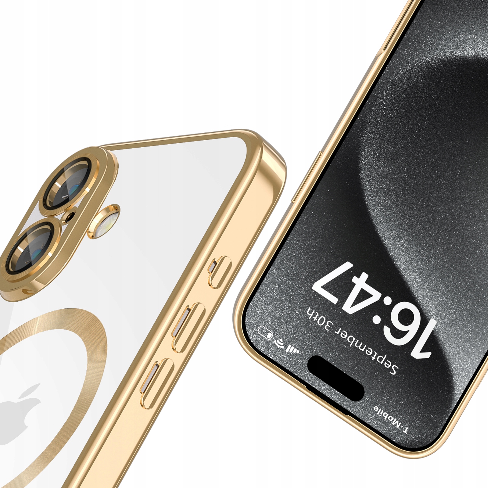 Tech- Protect Magflex MagSafe iPhone 16E 17E Shiny Gold Tech- Protect