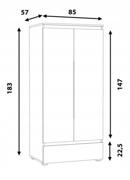 Доплата за шкаф Neo / Norge 05-комплект мебели