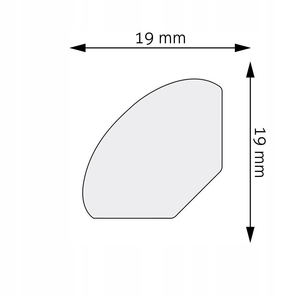 Listwa przypodłogowa BIAŁY ĆWIERĆWAŁEK LPC-12 Kod producenta LPC-12