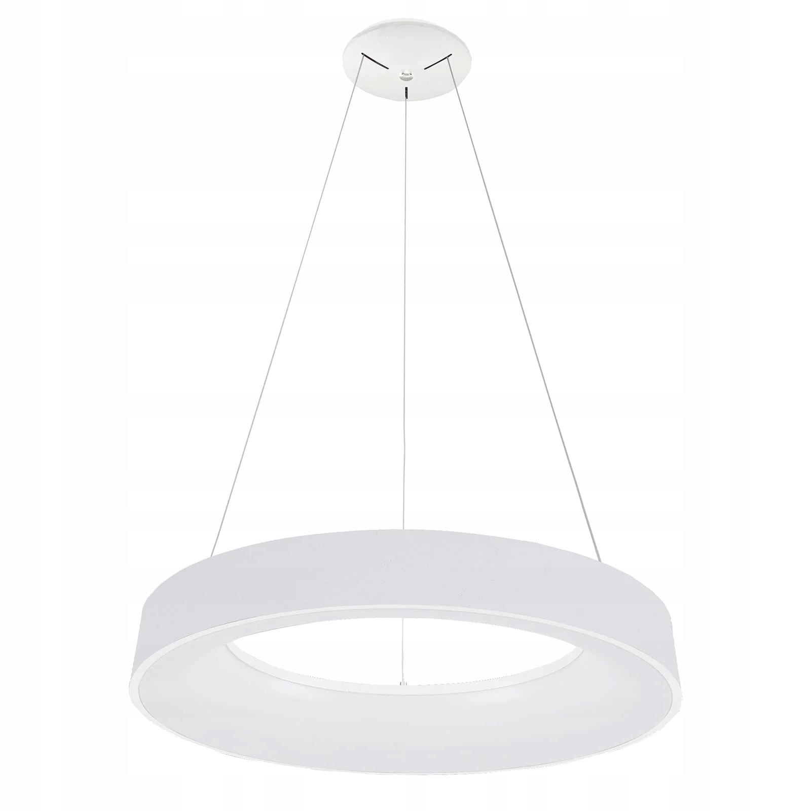 Led závěsné svítidlo bílé kulaté 80 cm nad stůl, ostrov, do obýváku 3000K Italux