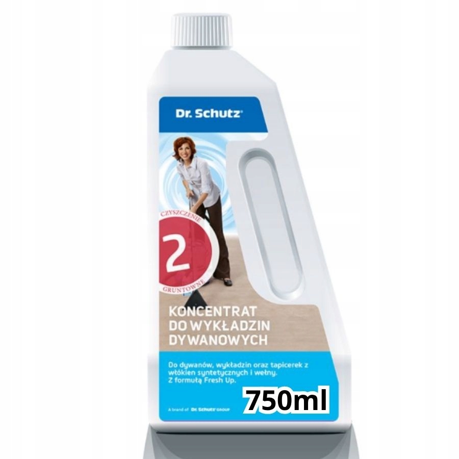 Levně Tekutý koncentrát, čištění, praní koberců a čalounění 0,75 l Dr. Schutz