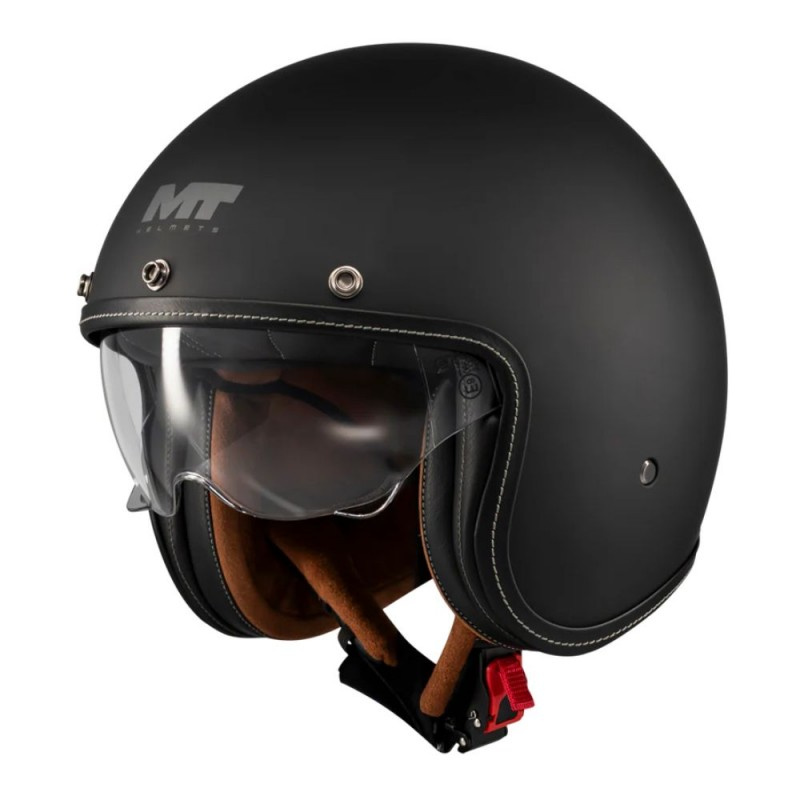 Motocyklová prilba Mt OF507SV B Le Mans 2 Sv S Pure A1 matt čierna L