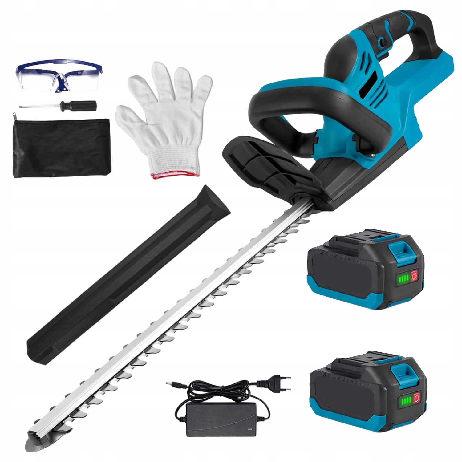 Akumulátorové Nůžky Na Živý Plot Keřů Větví Zahradní nůžky 2000 W 51 cm 2600 mAh