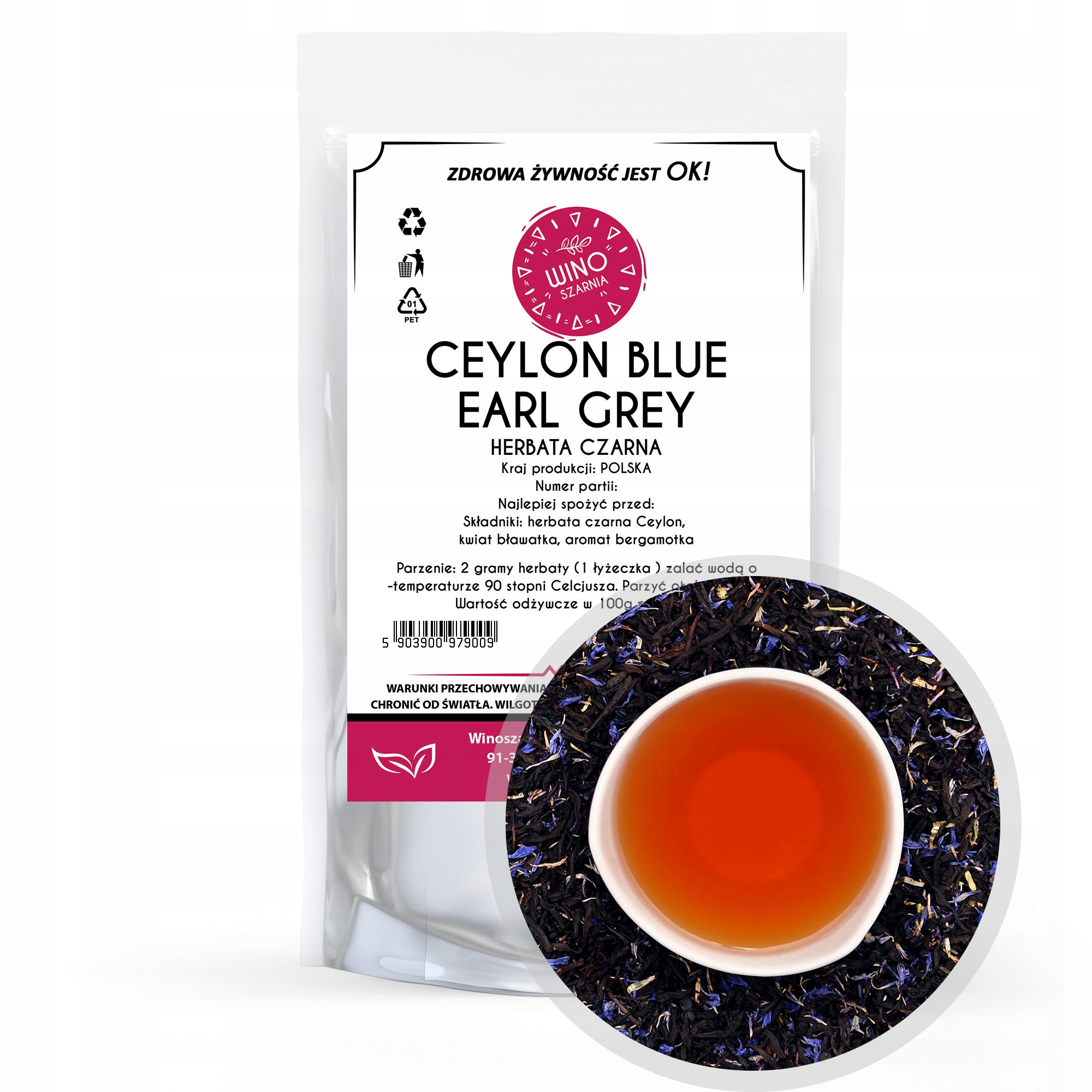 Levně Vinosárna Čaj Earl Grey Ceylon Blue 50 g
