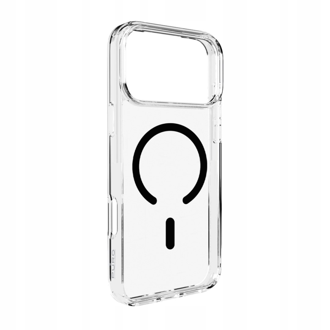 Etui pokrowiec case na iPhone 17 Pro Lite Mag MagSafe przezroczyste czarn