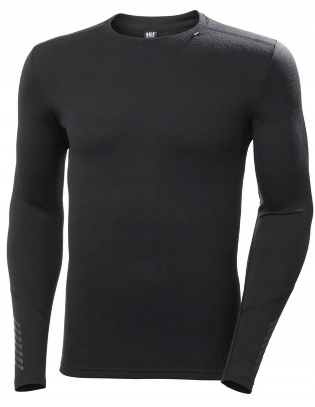 Koszulka Termoaktywna Helly Hansen Lifa Merino Midweight Crew Black XL