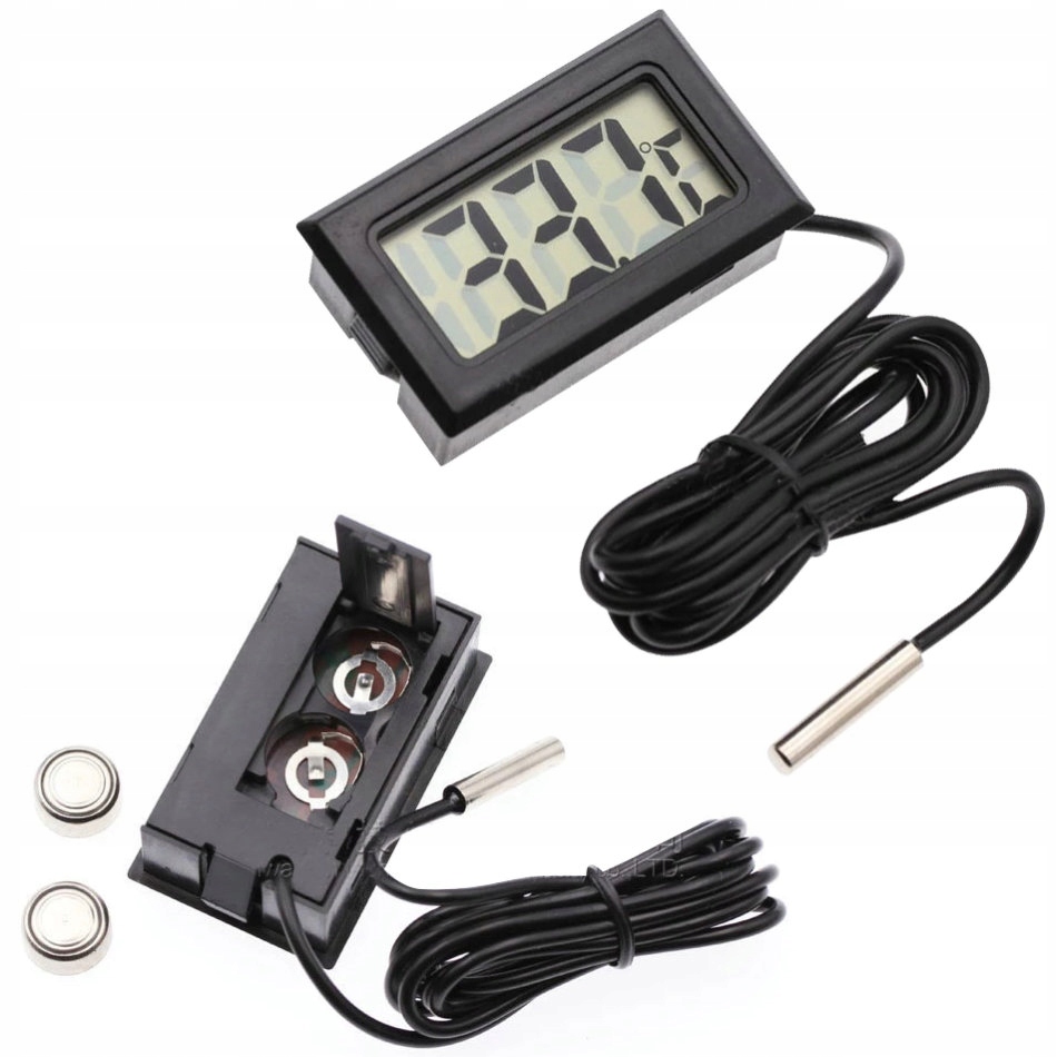 PRECYZYJNY TERMOMETR ELEKTRONICZNY CYFROWY Z SONDĄ