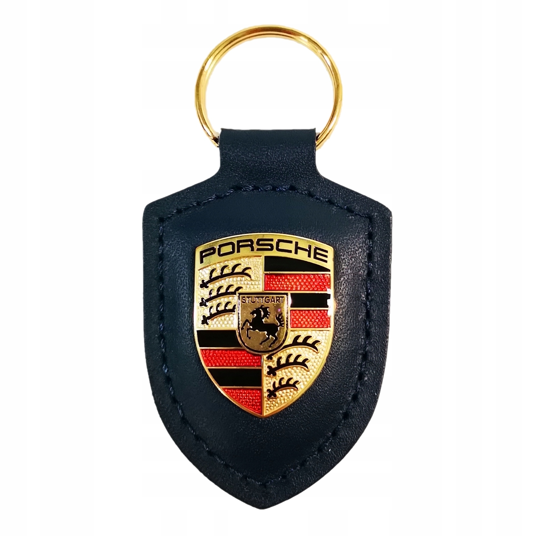 БРЕЛОК PORSCHE З ЕМБЛЕМОЮ-ТЕМНО-СИНІЙ ОРИГІНАЛ