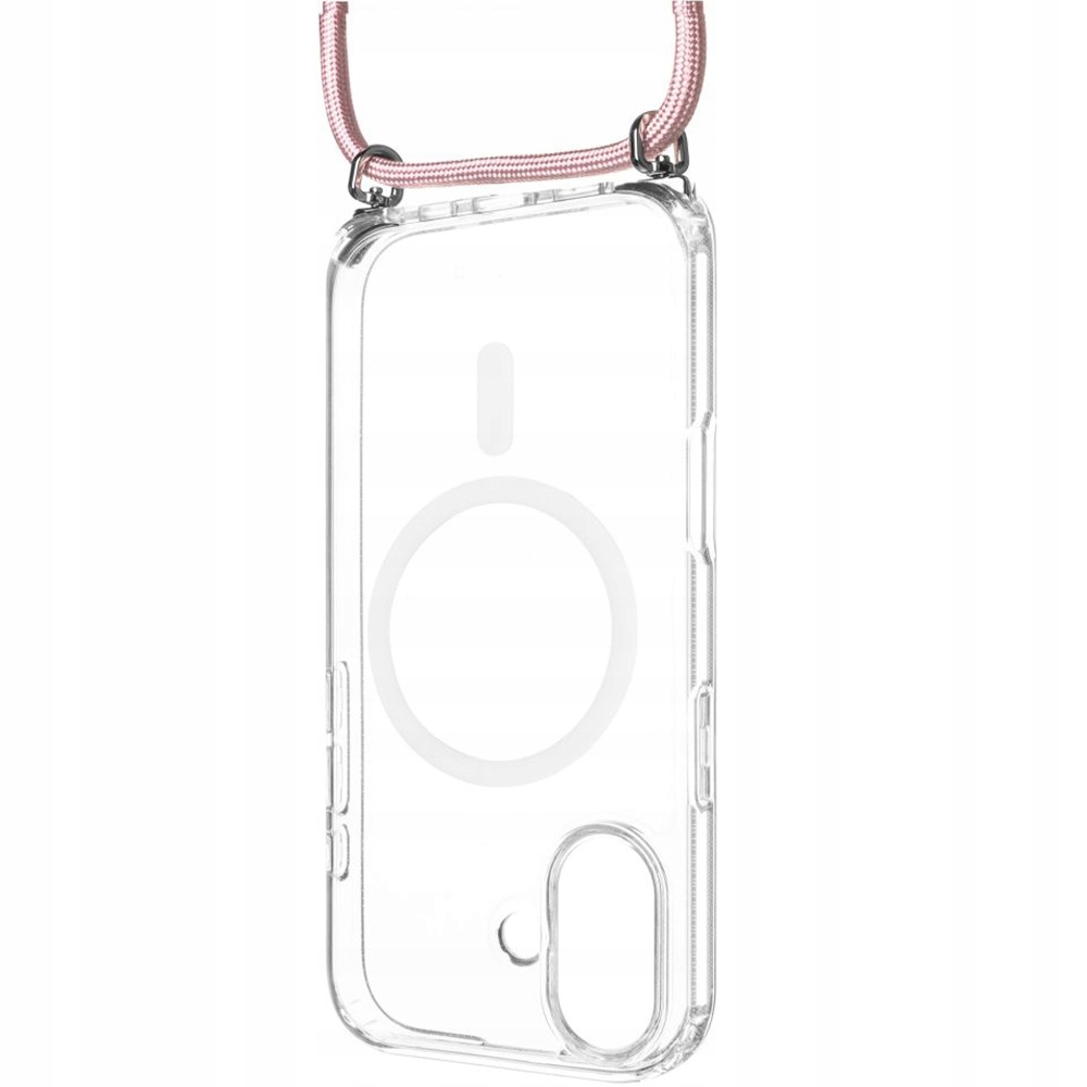 Etui Fixed do iPhone 17 do MagSafe, ochronne mocne przezroczyste ze smyczką