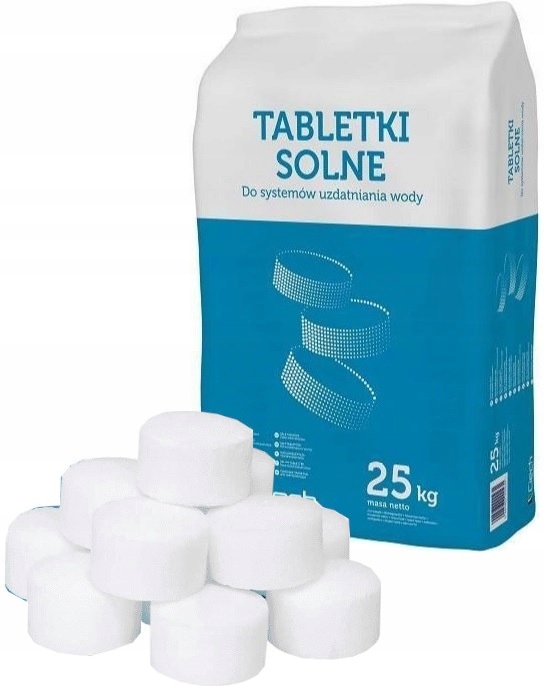 Zdjęcia - Pozostała chemia gospodarcza SOL Sól Tabletki Zmiękczające Uzdatnianie Basen 25kg 
