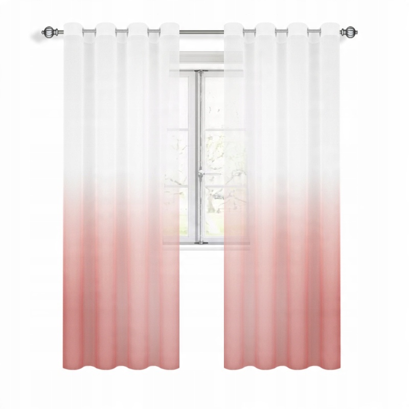 

Zasłona Ombre Woalowa 145x250 Cieniowana Przelotki