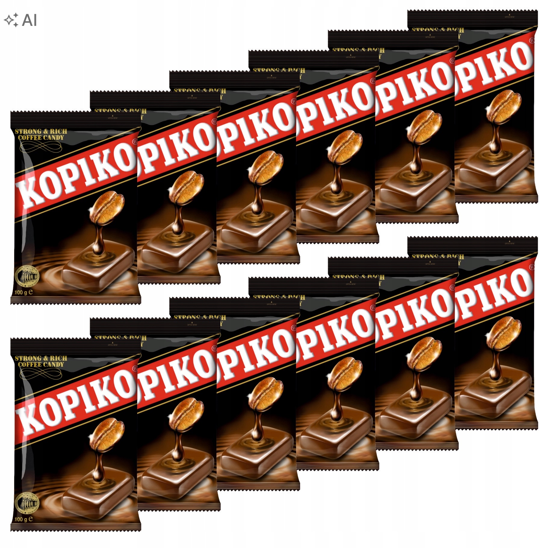Cukierki Kopiko Kawa 1,2kg Kawowe Smaczne Przekąska ~300szt. Storck