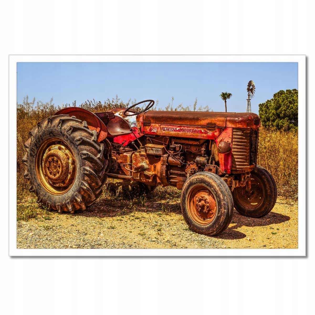 Plakáty v rámu 60x40 Traktor Historické vozidlo