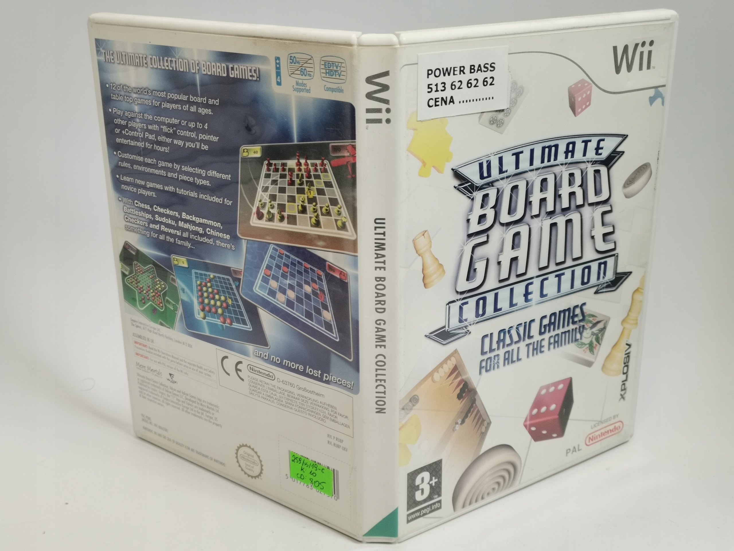 Ultimate Board Game Collection GRA Wii PŁYTA LUSTRO Platforma Nintendo Wii