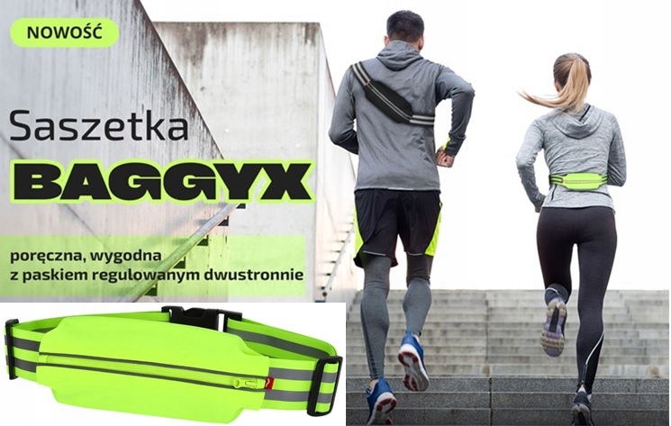 SASZETKA NERKA ODBLASKOWA DO BIEGANIA