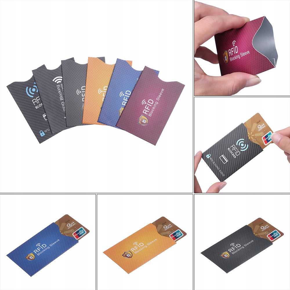 ETUI OCHRONNE KARTA KREDYTOWA RFID + GRATISY Marka inna