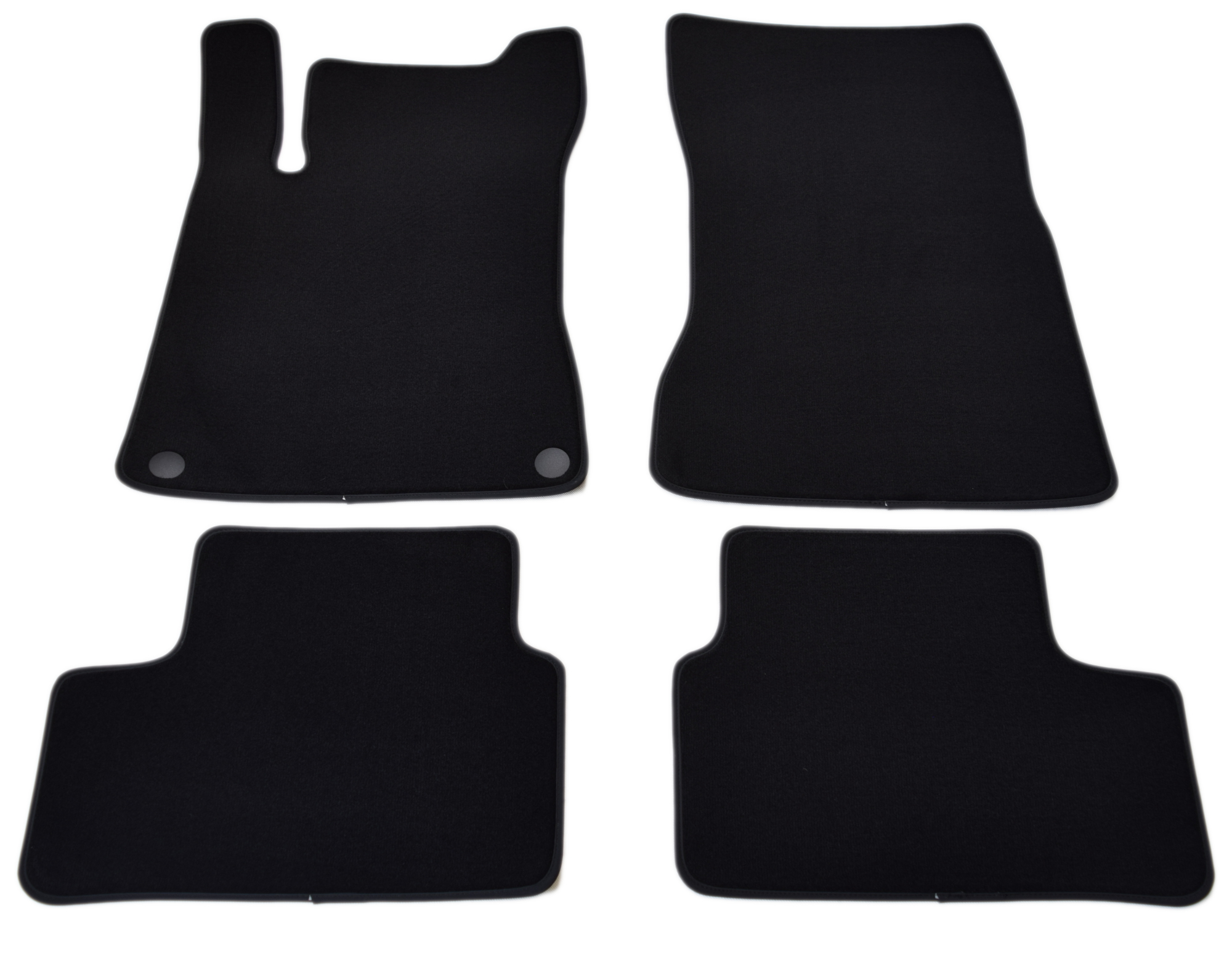 Černé velurové koberce Diamond, Lamówka Mercedes Gla H247 od roku 2020