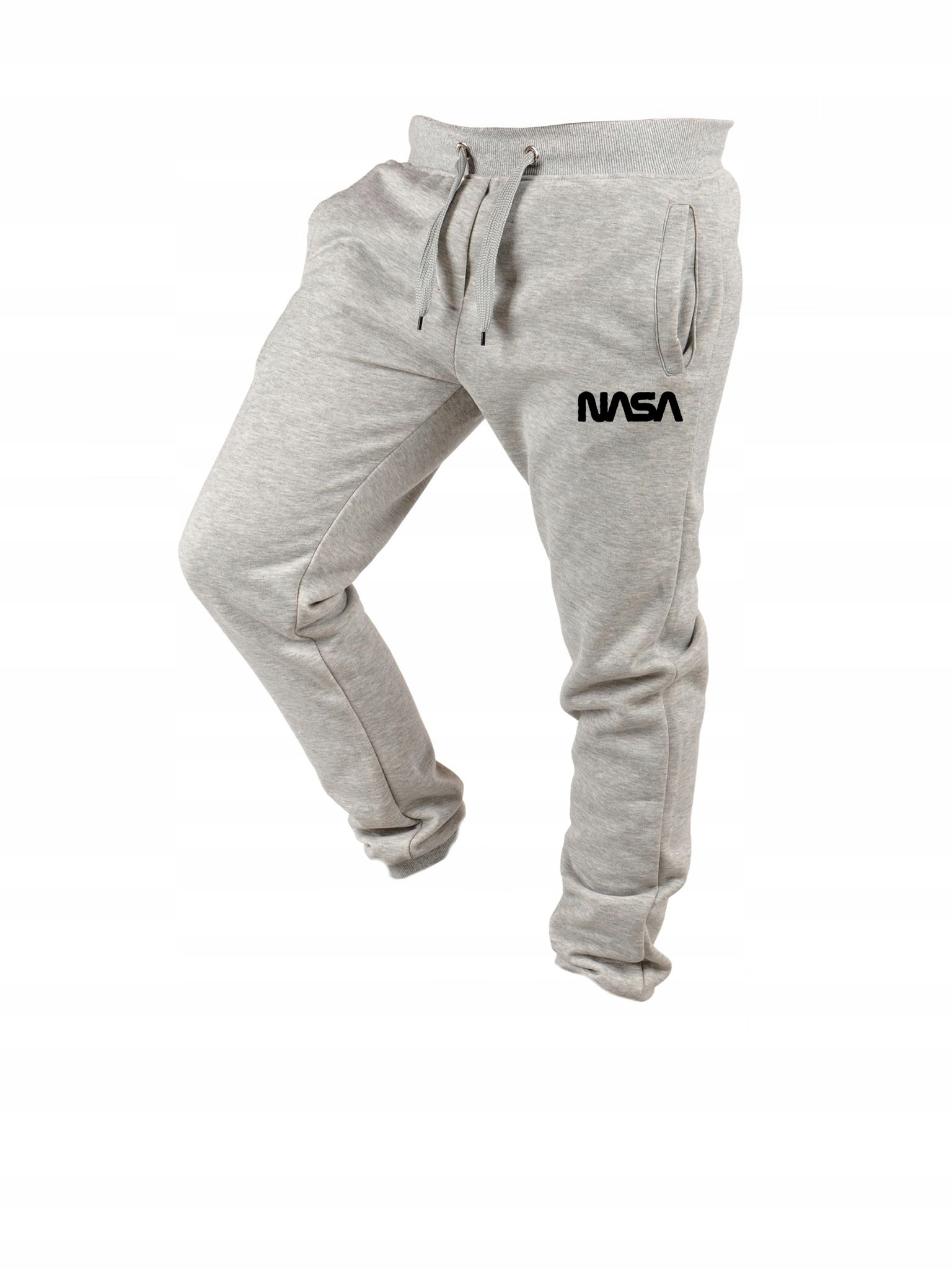 

Spodnie Dresowe Nasa Męskie Bawełniane Szare XL