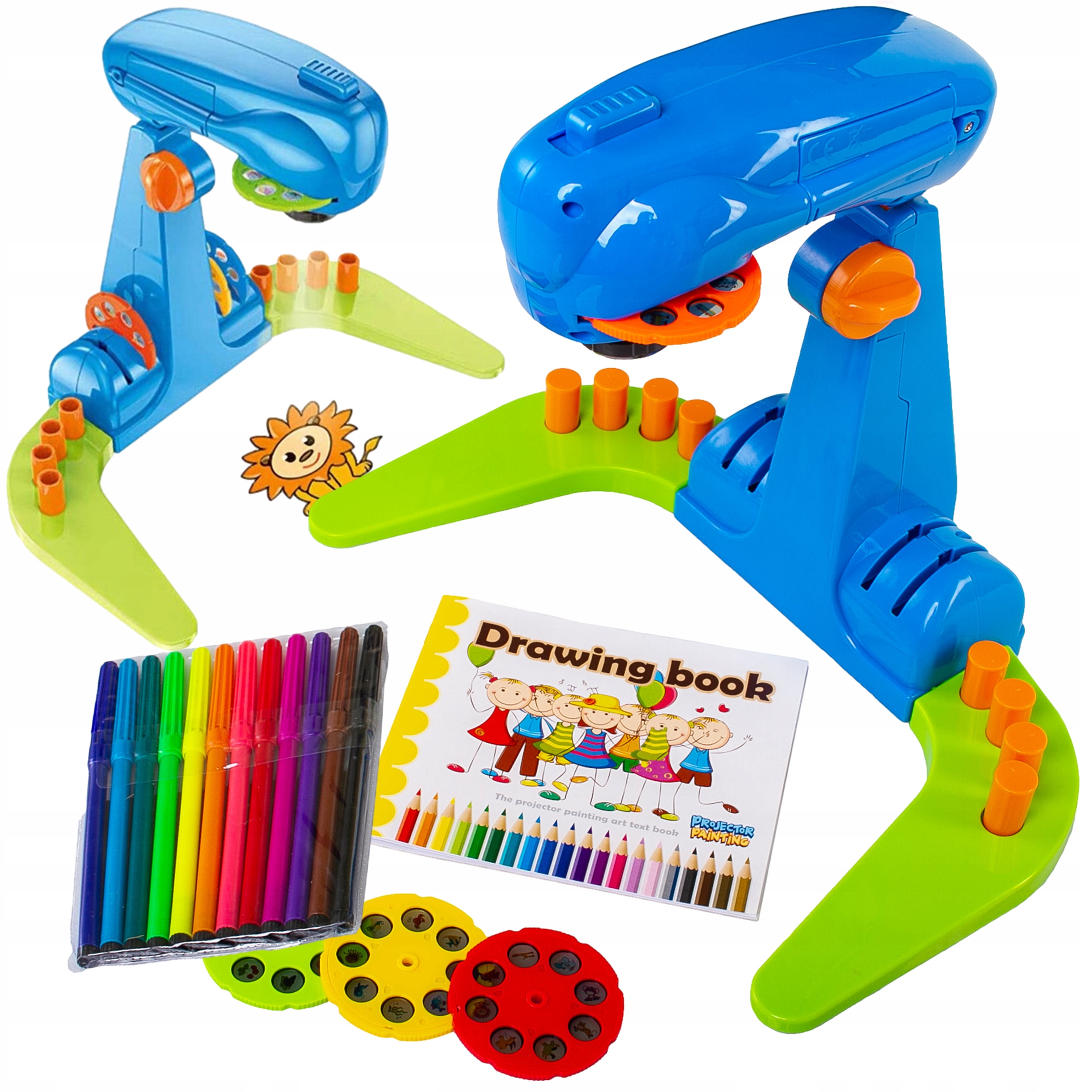 Projektor RZUTNIK DO RYSOWANIA 32 slajdy mazaki