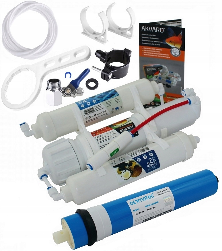 

Filtr Wody RO3 Osmoza Akwarystyczna 75 Gpd Komplet