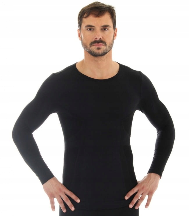 Tričko pánské s dlouhým rukávem Brubeck Comfort Wool LS11600 [Velikost 2XL]