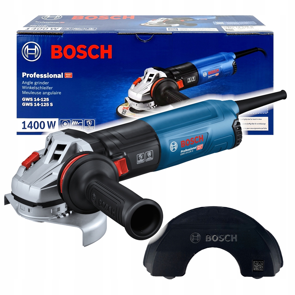 Szlifierka kątowa Bosch Gws 14-125 S 1400W Regulacja
