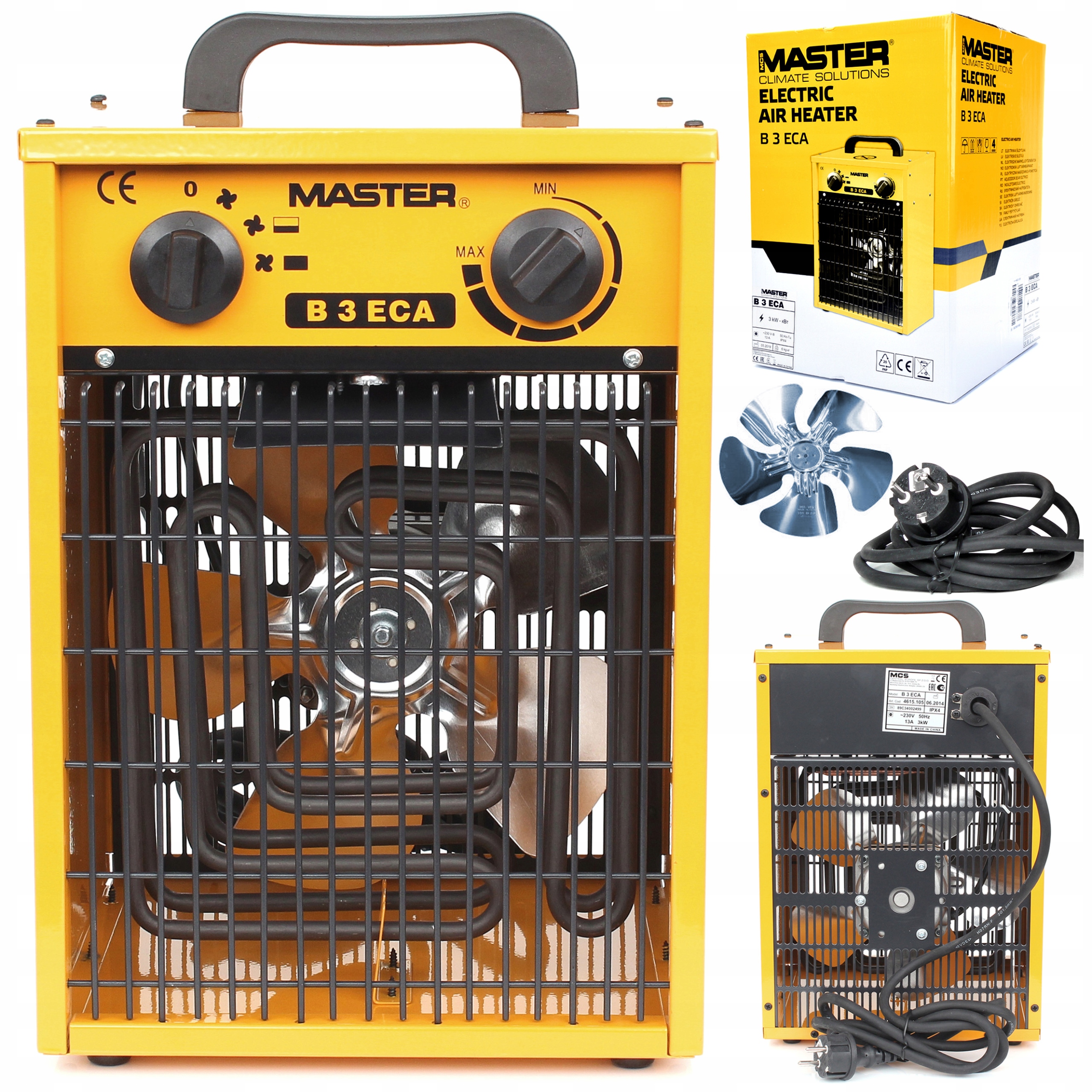 ЕЛЕКТРИЧНИЙ НАГРІВАЧ MASTER B 3 ECA
