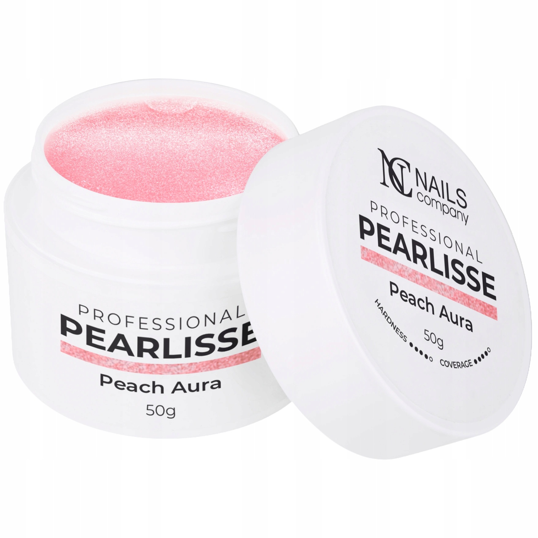 Nails Company Stavební Gel na nehty Pearlisse 50 g Peach Aura Broskev