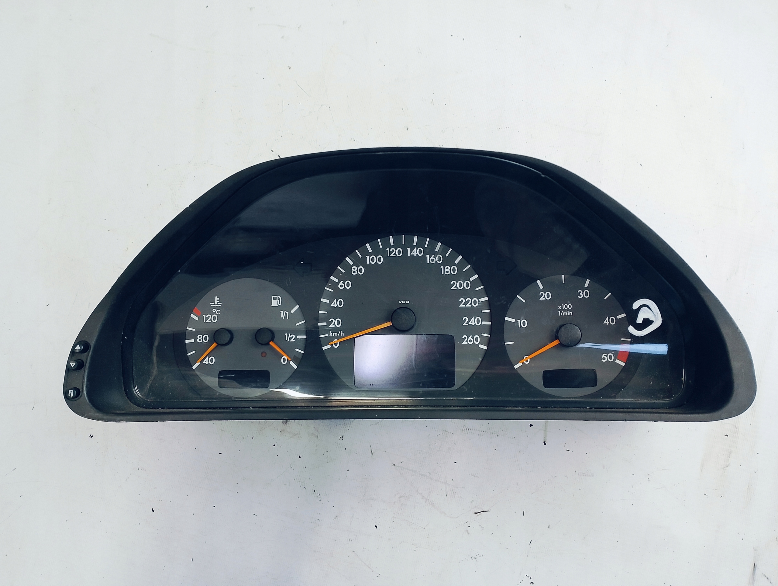 Euro Chrome Gauge Dash Dial Anillos Bisel Trim Velocímetro