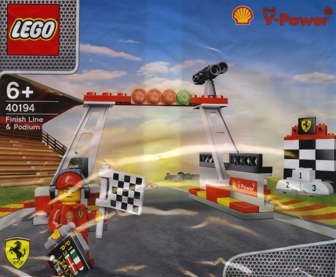 Lego Racers 40194 Cíl a stupně vítězů LegoFinish Line u0026 Podium 40194