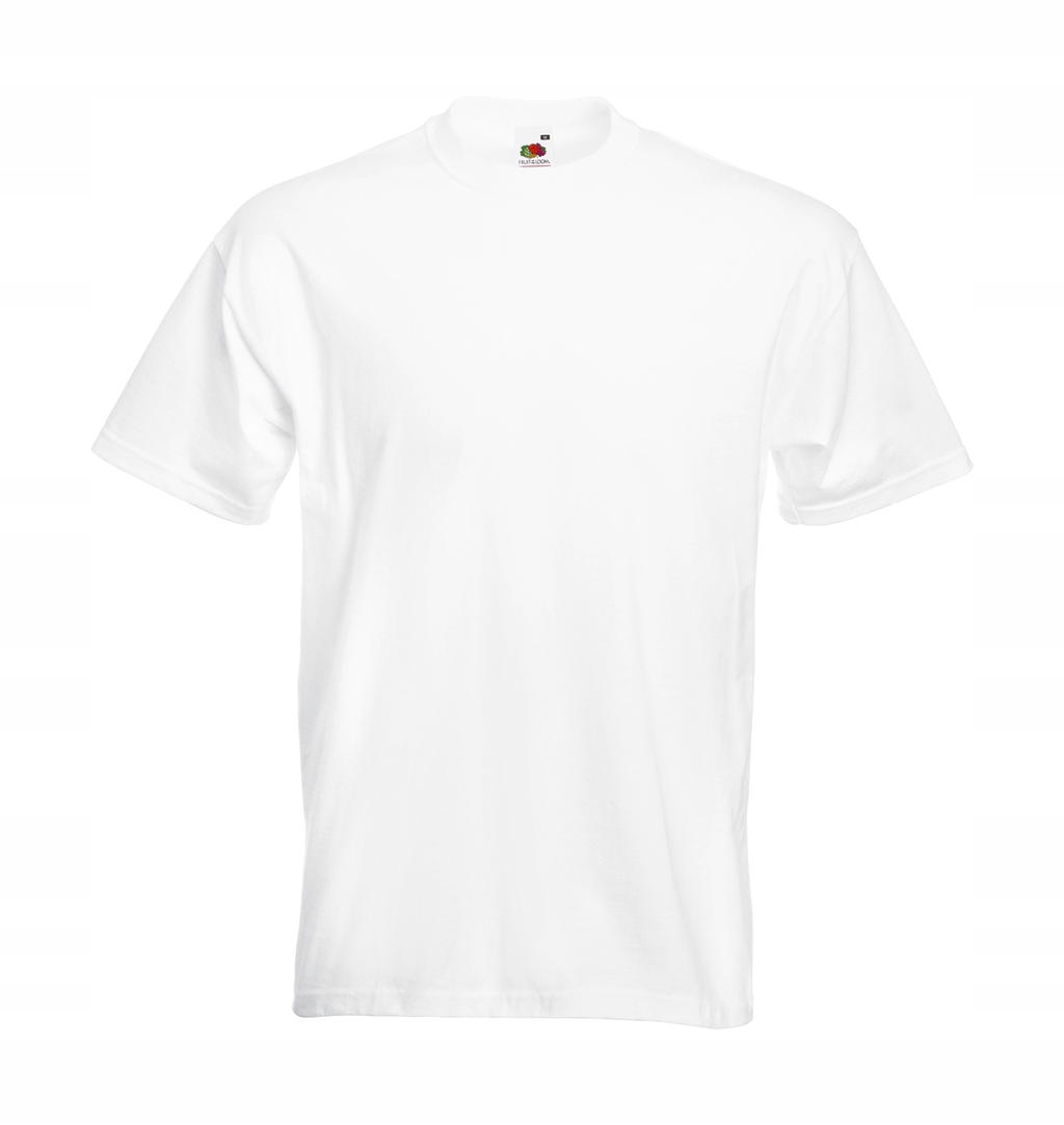 

Najgrubsza Koszulka Fruit Of The Loom XL White