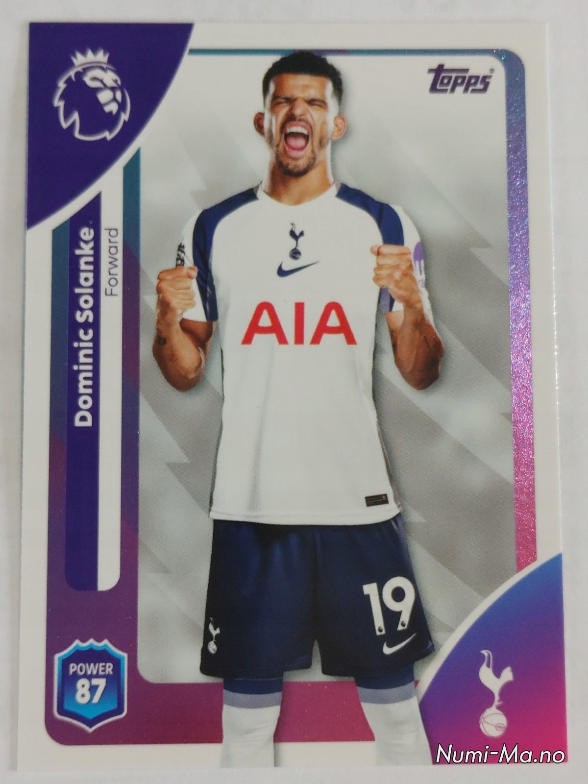 Topps Premier League 2025-2026 NR.267 Tottenham H. Solanke- 4719