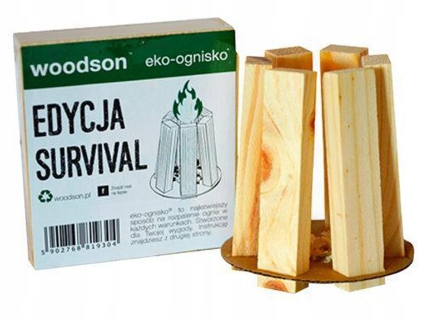 

Woodson Eko Rozpałka Podpałka Eko-ognisko Survival