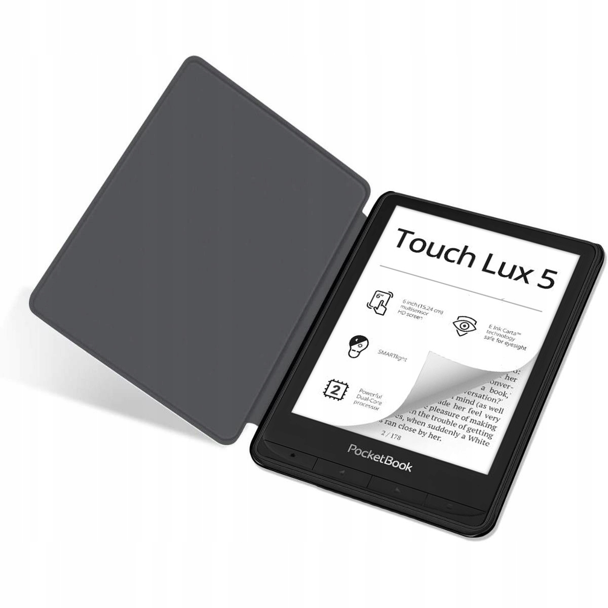 ETUI DO POCKETBOOK COLOR TOUCH HD 3 LUX 4 LUX 5 EMPIK GOBOOK OBUDOWA CASE Model SUPERO