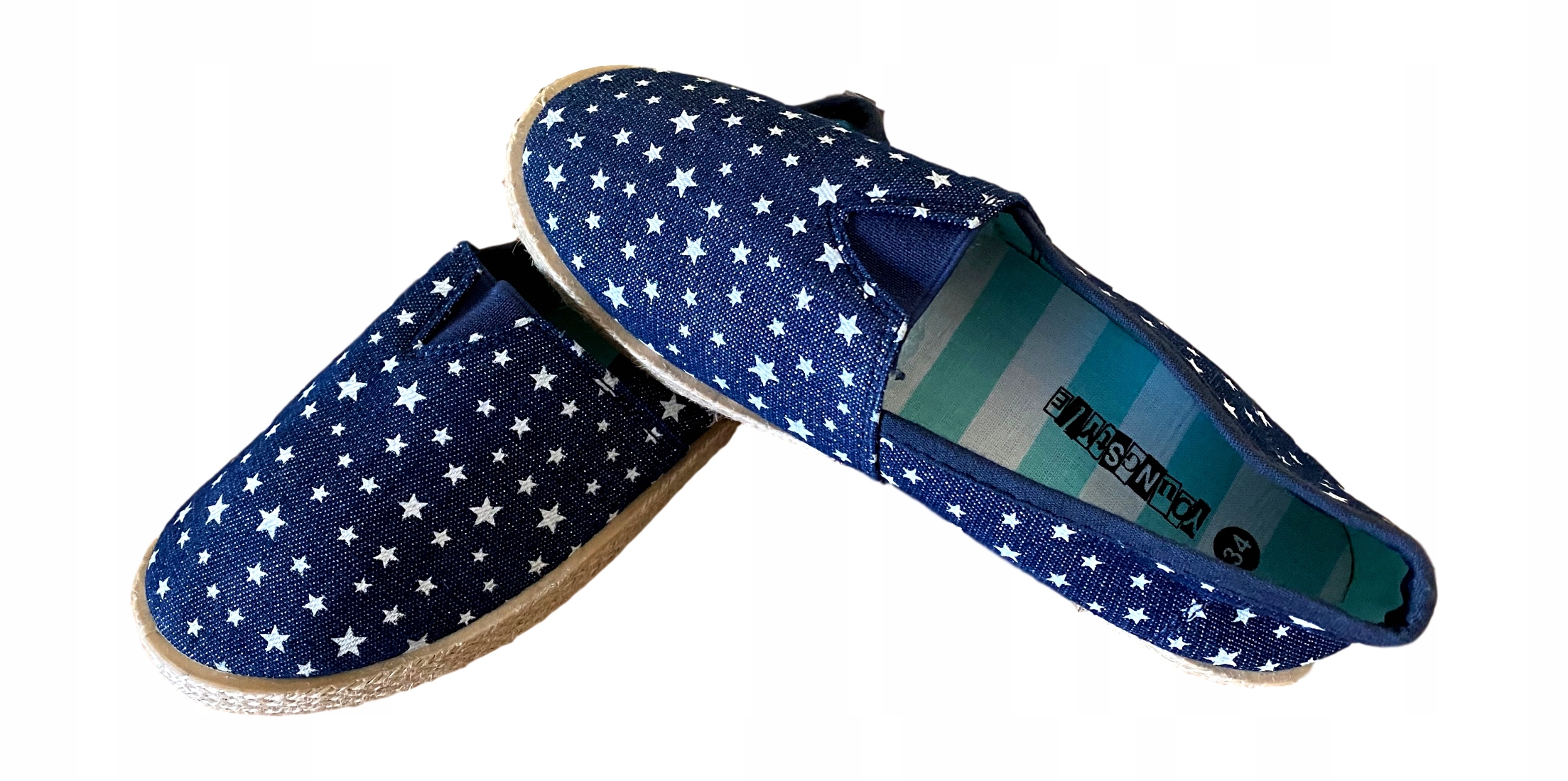 

Buty Dziewczęce trampki espadryle *33 wkł. 21 cm