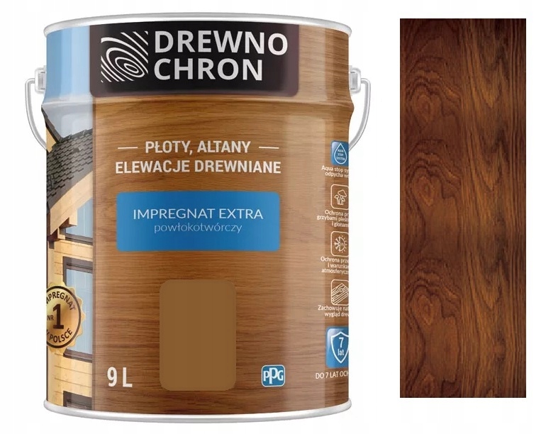 

DrewnoChron Extra 9l Dąb Ciemny 7 Lat Impregnat