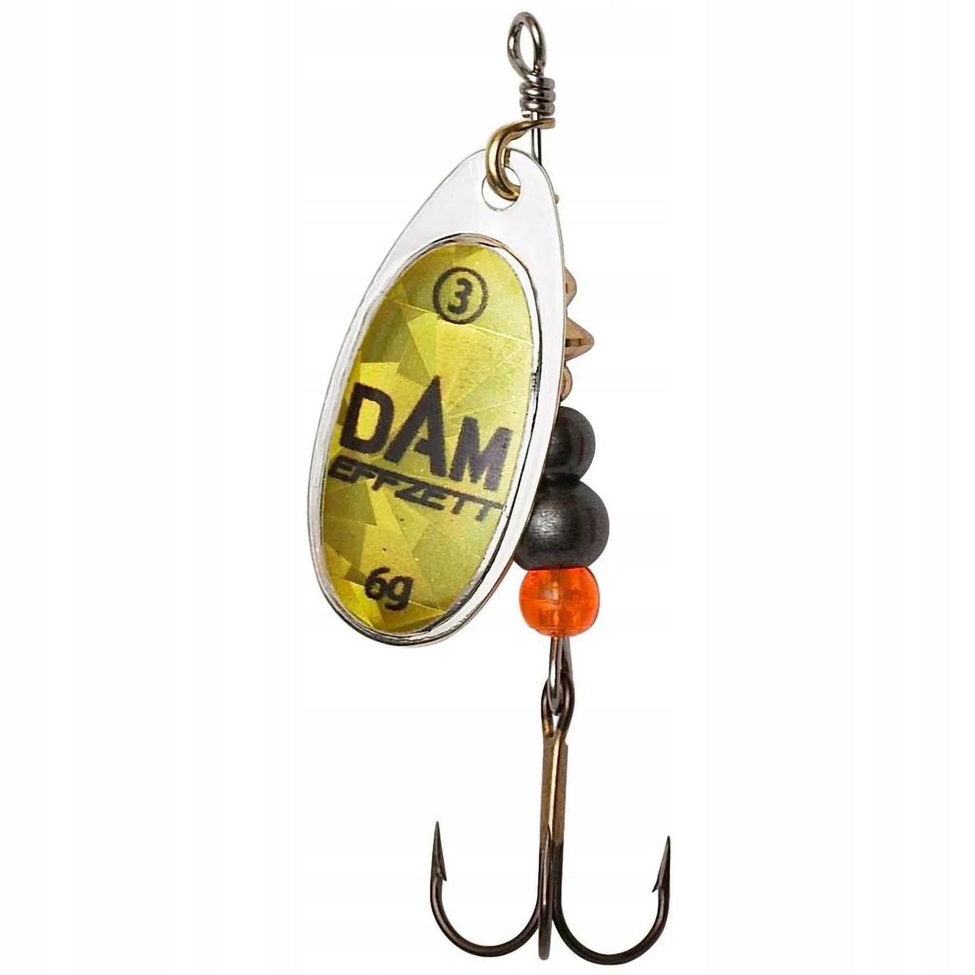 Błystka Obrotowa Dam Fluo Spinner Nr 4 10g Sinking Gold Prisma