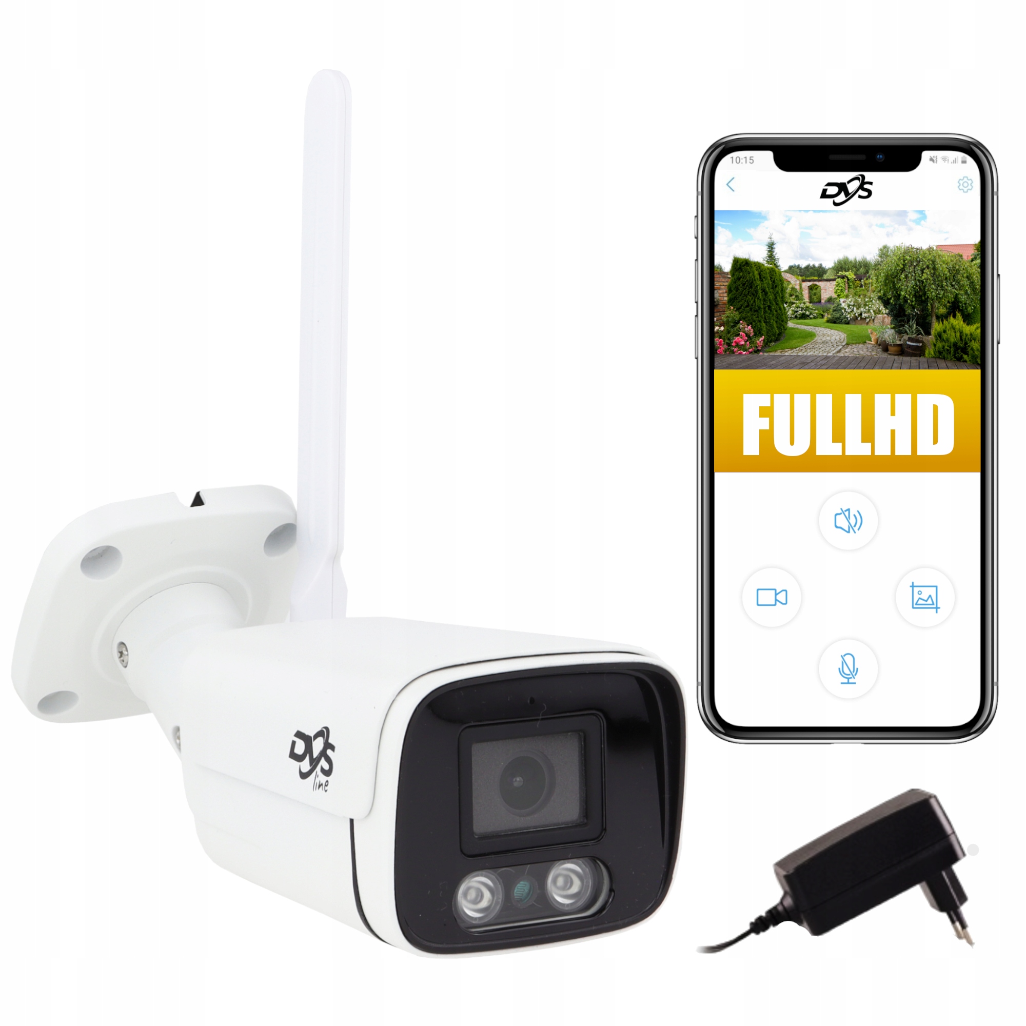 

Zewnętrzna kamera Dvs Ip WiFi Full Hd 2Mpx 1080p