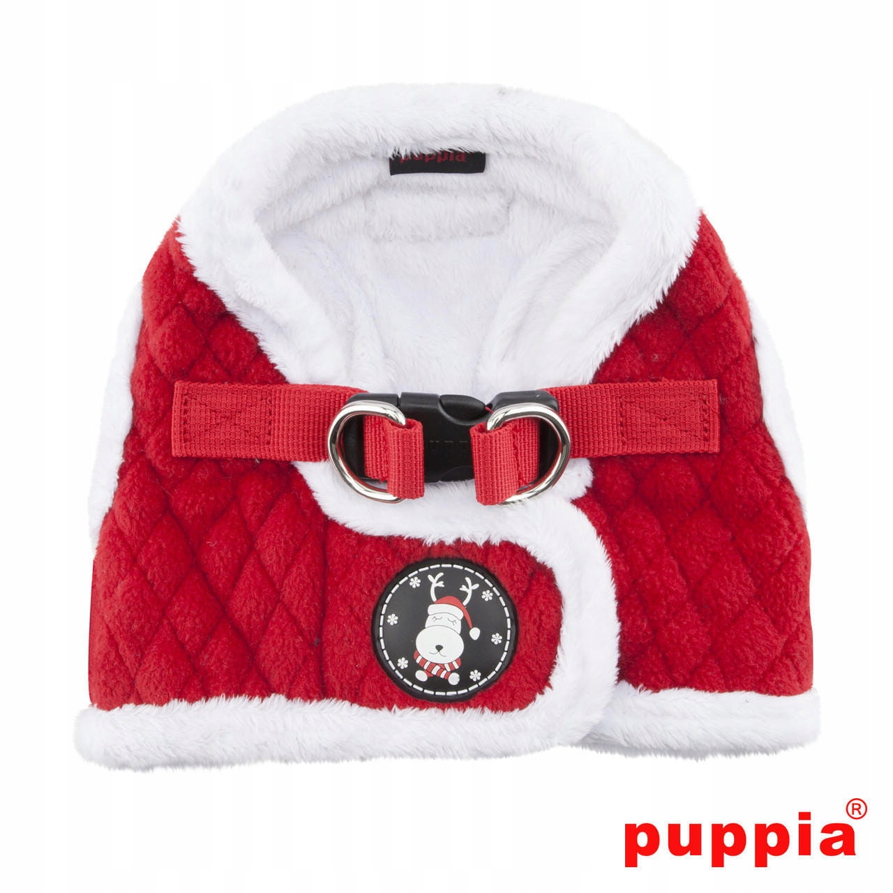 Levně Teplé ramenní popruhy/vesta Blitzen Red Puppia vel. S
