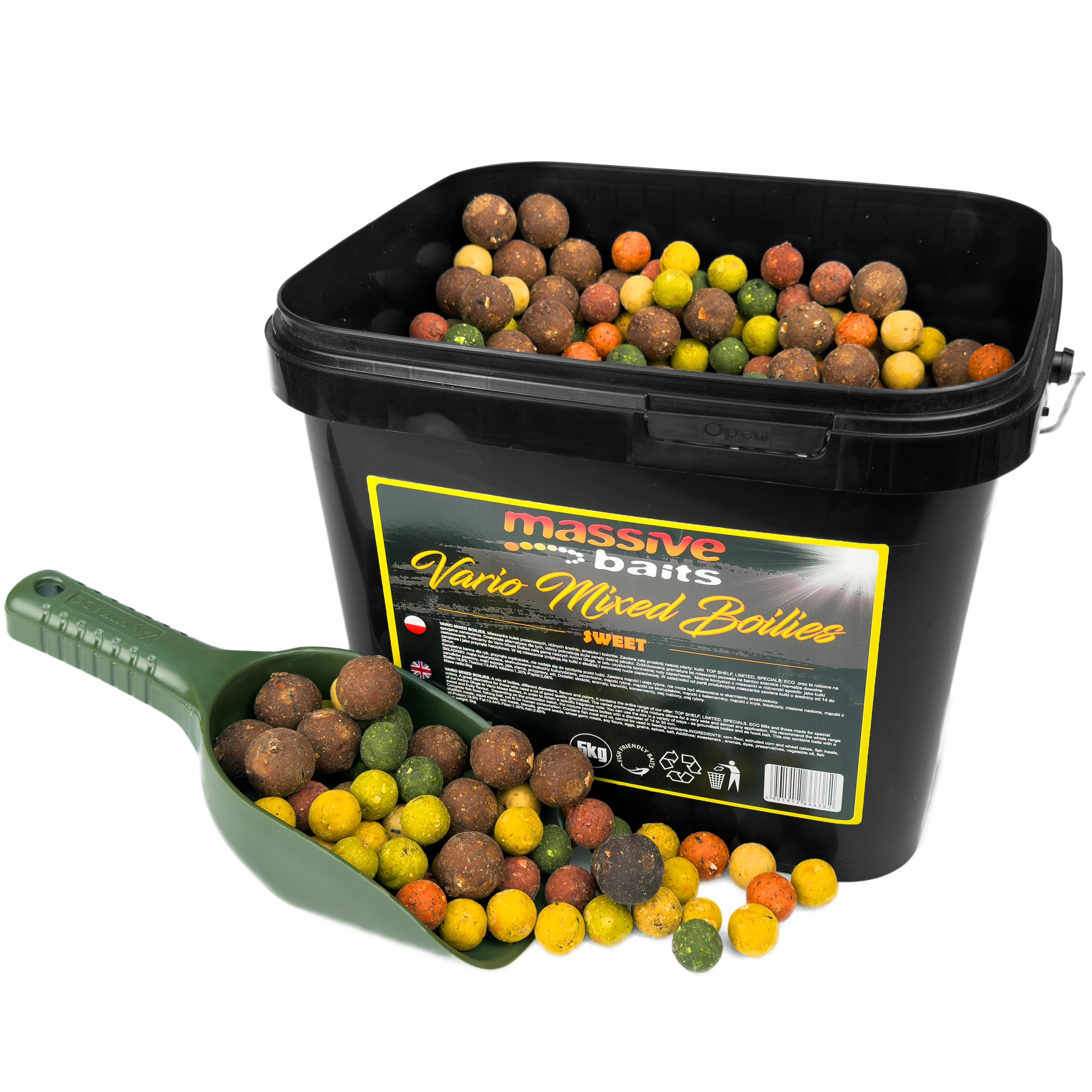 Kulki Proteinowe Sweet Vario Mixed Boilies 14/18/24mm 5kg Massive Baits