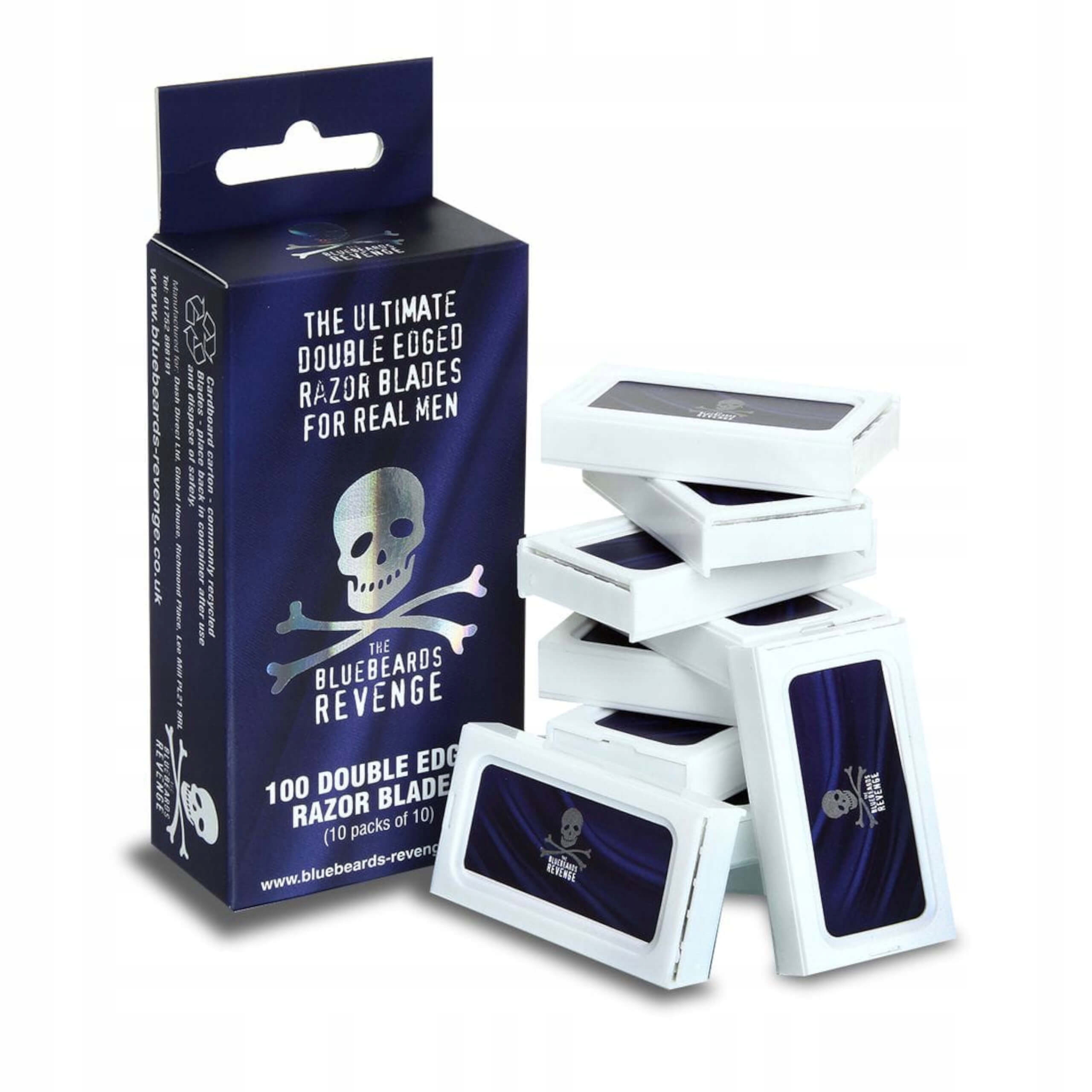 Bluebeards Revenge žiletky na holení Double-Edge Razor Blades 100 ks